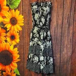 Fashion Bug Nearly Sheer Floral Dress